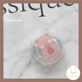 INS Cute Cartoon Bear Flower Phone Grip Tok Griptok Korea Holder Ring for Mobile Phone Universal Accessories Lovely Smile Phone Stand Holder. 