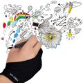 XP-Pen AC01 Anti-fouling Lycra Two-Finger Glove Free Size for Drawing Graphics Tablet Light Box Tracing Light Pad.