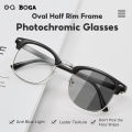 OQ BOGA 10 Styles Fashion Photochromic Anti UV Sunglasses Proof Blue Light Proof Radiation Oval Frame Computer Glasses. 