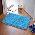 Custom design antislip floor mat home decor water absorbent chenille bath mat microfiber. 