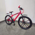 Arrow Bicycle 26 inch MICHAEL MTB Speed 21 Red Color 10 Blade Mag Wheel Bicycle. 