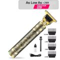 Vintage T9 Hair Trimmer Electric Hair Clipper Haircut trimmer For Men Type-C Metal Body.