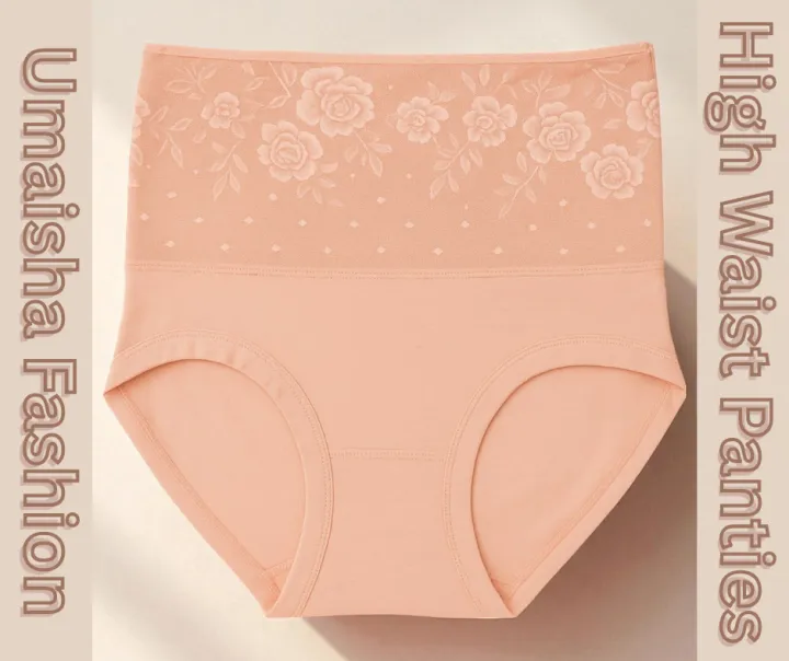 Women%20Underwear%20High%20Waist%20Cotton%20Panties%20Full%20Coverage%20Ladies%20Briefs-%201pcs%20-%20Panty%20-%20Image%207