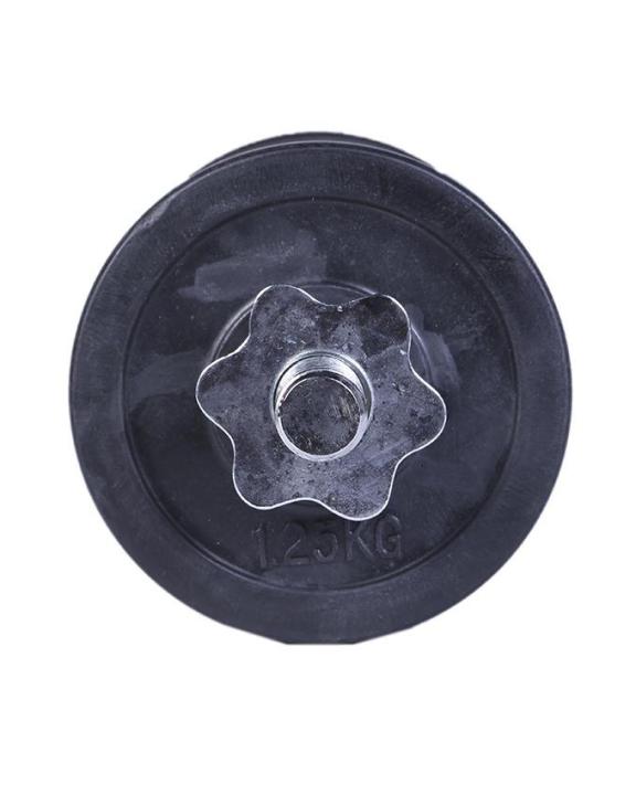 5kg%20Dumbbell%20(1.25%20x%204%20black%20rubber%20plate%20with%20china%20stick)%20Black%20-%20Image%203