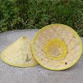Bamboo Hat Bamboo Woven Rainproof and Sun Protection Straw Hat Men's Fishing Sunshade Bamboo Woven Bamboo Hat Hat Farmers Outdoor Summer Hat Tea Picking Hat. 