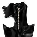 Trendy Created Big Simulated Pearl Drop Earrings Baroque Beaded Statement Long Dangle Earrings Jewelry For Women.