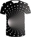 OFOKEDA 3D Printed Fun Graphic Super 3D Graphic T-Shirt.