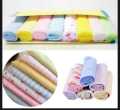 Soft Cotton Baby Handkerchief Or Towel - 8Pcs/Pack. 