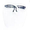 1 pieces Face Shield with eyeglass pet Anti-fog and compressive face cover full face shield Sunglasses cover for Adult and kids PC material new lengthened transparent isolation goggles glasses Good effect and easy to use.