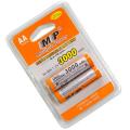 MP Multiple Power Rechargeable AA R6 Ni-MH 1.2V 3000mAh Camera Battery (Pack of 2).