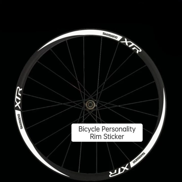 MTB wheel sticker width 20mm Road Bike Rim Decals Reflective Cycling Stickers 20 24 26 27.5 29 700C Bicycle Accessories