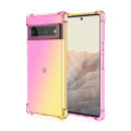 lthmy for Google Pixel 6 Gradient Color Case Cover Soft TPU Silicone Phone Cases Back Cover Shockproof Casing.
