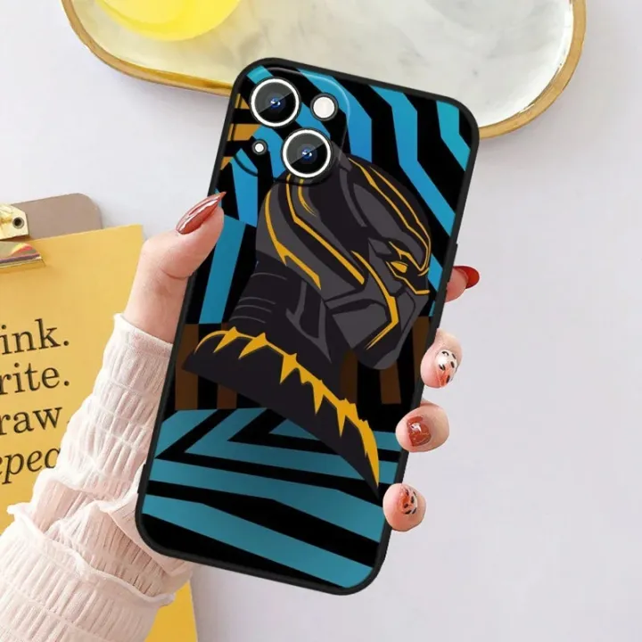 Marvel%20Black%20Panther%20Phone%20Case%20For%20Apple%20iPhone%2014%2013%2012%2011%20Pro%20Max%20mini%20XS%20XR%20X%208%207%206S%206%20Plus%20Black%20Soft%20Funda%20Back%20Cover%20-%20Image%206