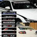 Racing Car Universal Windshield reflective sticker Sport Windshield Banner Vinyl Decal Sticker CAR FRONT Windshield Glass Sticker. 