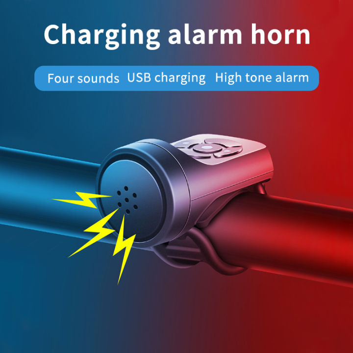 X-TIGER%20Bicycle%20Bell%20Horn%20USB%20Chargeable%20Electric%20Horn%204%20Modes%20Motorcycle%20Bike%20Horn%20Mountain%20Road%20Cycling%20Loud%20Warning%20Sound%20-%20Image%205