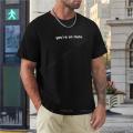 Black t-shirts you're on mute white text t-shirt black t shirt animal print shirt for boys men's t-shirt crew neck tee shirt. 
