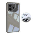 New Phone Case For Tecno Pova 6 Pro Cover Camera Protection Semi Transparent Soft Silicone Shockproof with Lens Protector Films for Tecno Pova6 Pro Case.