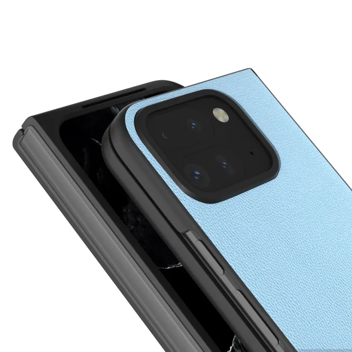 ABEEL%20Leather%20Elegant%20Black%20Edge%20Phone%20Case%20For%20Google%20Pixel%209%20Pro%20Fold%20-%20Image%204