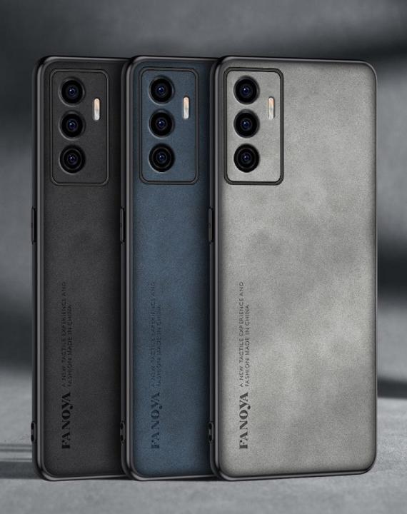 for%20Vivo%20V23e%20Case%20Soft%20Pure%20Leather%20Slim%20Matte%20Back%20Cover%20-%20Image%204