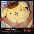 40-50cm Sanrio Pompompurin Stuffed Plush Toys Big Size Lovely Pillow Gift Kids Super Soft Pom Pom Purin Plushie Doll Room Decor. 