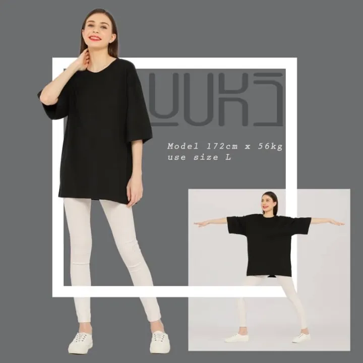 Ladies%20Solid%20Color%20T-Shirt%20Short%20Sleeve%20Crew%20Neck%20Top%20for%20Women%20-%20Image%203