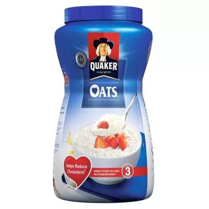 Quaker Oats Jar 900g Quaker oats is made from 100 % wholegrain oats