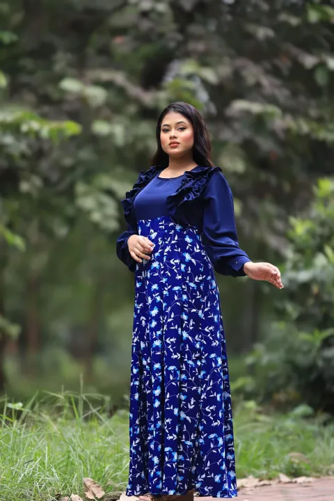 New%20Gorgeous%20Stylish%20and%20Fashionable%20Latest%20Premium%20Luxury%20Screen%20Printed%20Skirt%20Linen%20Alex%20Georgette%20Full%20Sleeve%20Work%20Stitched%20One%20Piece%20Dress%20For%20Women%20-%20Image%202