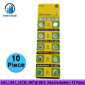 AG3, LR41, LR736, SR736 392A  Alkaline Battery- 10 Piece Use For Laser Pointers, Watches. 