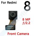 Original Small Front Camera Flex For Xiaomi Redmi Note 8 8A Note8 Pro Plus Macro Depth Wide Main Big Back Rear Camera Flex Cable.