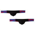 ORLVS 2Pcs Cotton Floral Soft Underwear Men Thongs Men Jockstraps Popular Jockstrap G String men Pouch Underwear Pouch OR503.
