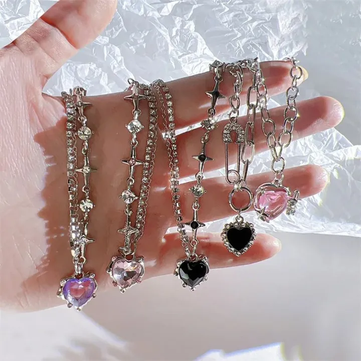 %E3%80%90Customizable%E3%80%91%202023%20Alloy%20Y2K%20Clavicle%20Chain%20Multilayered%20Kpop%20Heart%20Necklace%20Heart%20Chain%20Women%20Girls%20-%20Image%202
