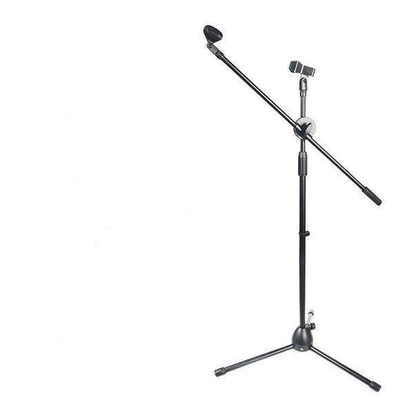 Tripod Boom Microphone Stand Floor Stand Telescopic Mic Arm Stand