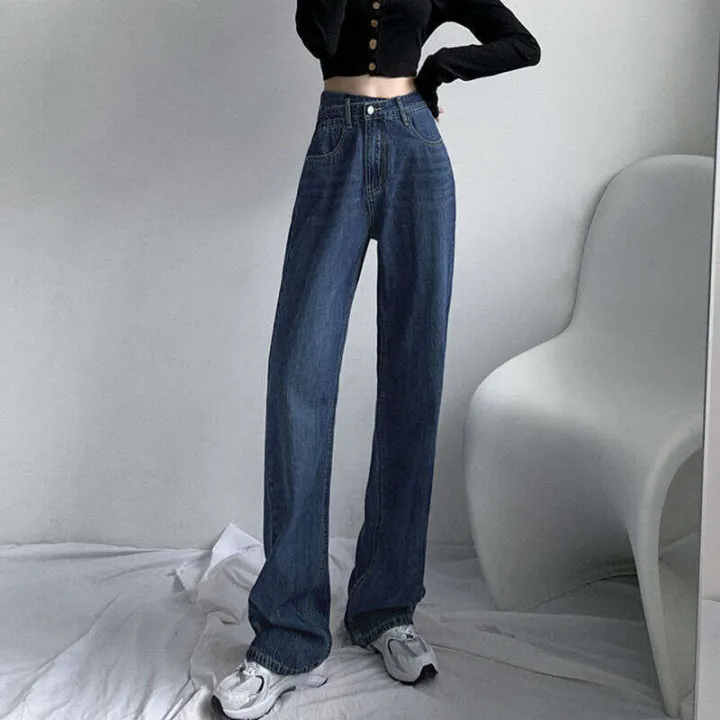 Black%20gray%20jeans%20for%20women's%20spring%20and%20autumn%20wear%202024%20new%20high%20waisted%20straight%20loose%20fit%20small%20design%20with%20wide%20leg%20pants%20-%20Image%206