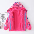 new Children Polar Fleece Jacket baby boy Girl Sport Kids Coat 2pcs Hooded Waterproof Windbreaker clothing Autumn Winter clothes.