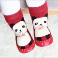 Toddler Indoor Sock Shoes Newborn Baby Socks Winter Thick Terry Cotton Baby Girl Sock with Rubber Soles Infant Animal Funny Sock.