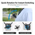 【High Cost-Performance】 TELESIN Neck Mount for Gopro 13 12 11 10 9 8 DJI OSMO Action 5 4 3 Insta360 Hand-free Mount Go Pro Accessories. 