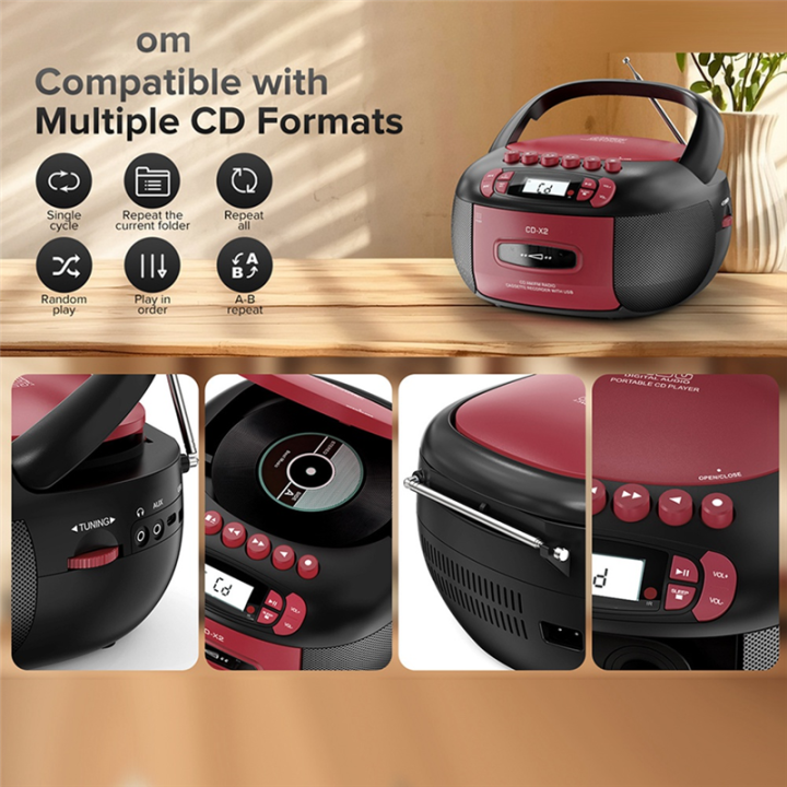 Portable%20CD%20Player%20Cassette%20CD%20Player%20AM%20FM%20Radio%20Bluetooth%20Speakers%20AUX%20USB%20MP3%20Plays%20with%20Remote%20Control%20EU%20Plug%20-%20Image%203
