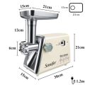 Sonifer Electric Meat Grinder SF-5014 Manufacturer Household 1500w Power Motor Automatic Mincer Electric Meat Grinder Machine.