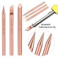 Pure Copper Welding Tool 30/40/60W External Heat Soldering Iron Tip Solder Iron Head Replacement. 
