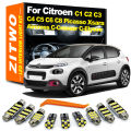 ZITWO Canbus LED Interior Light Kit For Citroen C1 C2 C3 C4 C5 C6 C8 Grand Picasso Aircross C-Crosser C-Elysee Xsara Picasso. 