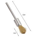 Motorcycle Durable Polishing Rustproof Metallic Wire Brush Cleaning Tool S , Tool brush - Multicolor. 