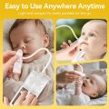 Nasal Aspirator for Baby and Toddler Nose Clearing with Hand Pump and Non-Invasive Tip for Quick, Quiet Suction, Clear Clogged Passages & Boogers, Co-branded with CHIBOJI (2 Fingers Handle).