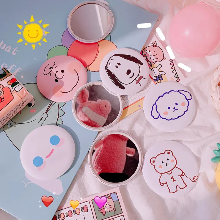 Yilan%20South%20Korea%20ins%20Wind%20Cartoon%20Cute%20Little%20Mirror%20Cosmetic%20Mirror%20Portable%20Portable%20Mirror%20Female%20Cartoon%20Mini%20Small%20round%20Mirror%20-%20Image%202