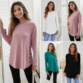 Maternity Clothes Long Sleeve Blouse T-Shirts Tees Spring Autumn New Casual Female Women Solid O-Neck Blouse Shirts Pullover Top. 
