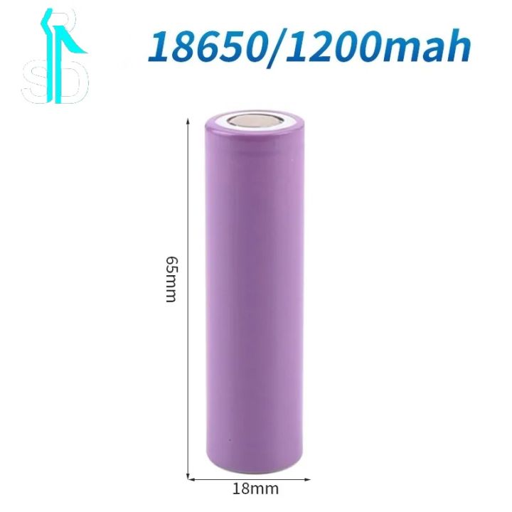 SR DREAM18650 Lithium-ion Rechargeable Battery 3.7V 1200mAh -Multi colour