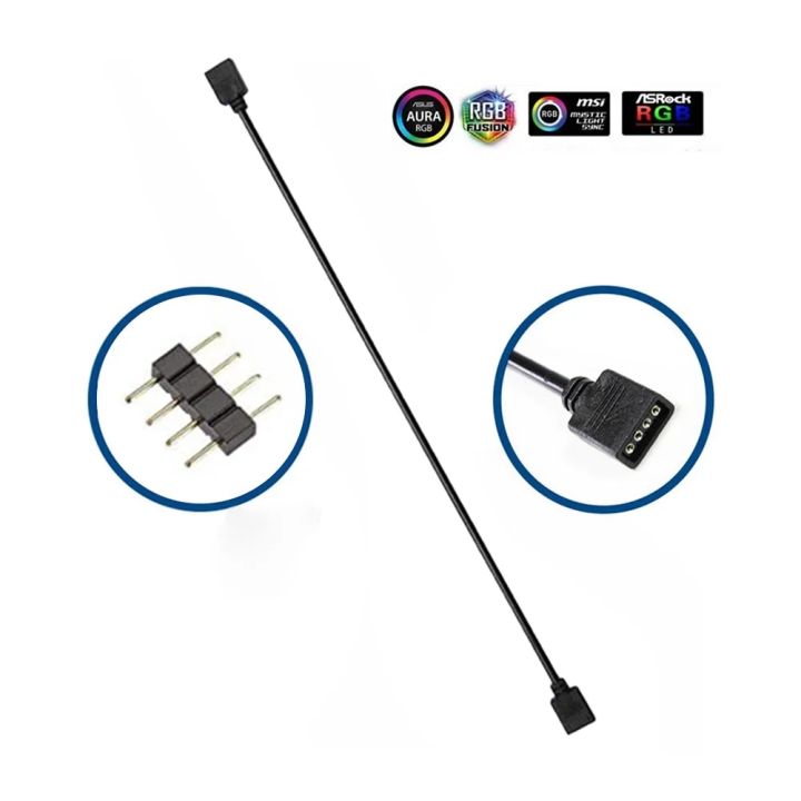 1-5Pcs%203Pin/4Pin%20Computer%20Motherboard%20Extension%20Cable%20RGB%20Extension%20Adapter%20Cable%2012V/5V%20ARGB%20SYNC%20HUB%20Splitter%20Connector%20For%20PC%20-%20Image%202