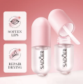 SADOER Hydrated Plump Vegan Lip Oil 4ML, Cute Moisturizing Anti Lip Line, Transparent Plumping Oil Lip Gloss.