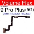 Power Volume Buttons Flex Cable For Realme 9 9 Pro Plus 9i 9 Speed 5G ON OFF Power Volume Switch Keys Flex Cable Parts.