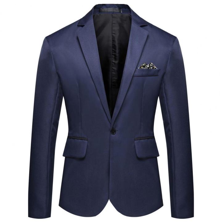 Fashion%20Men%20Blazer%20Coat%20One%20Button%20Lapel%20Casual%20Men%20Blazer%20Suit%20Jacket%20Long%20Sleeve%20Decorative%20Pocket%20Suit%20Coat%20Wedding%20-%20Image%203