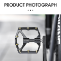 WEST BIKING Flat Bike Pedals MTB Road Mountain Bike Pedals Wide Platform Part Black.